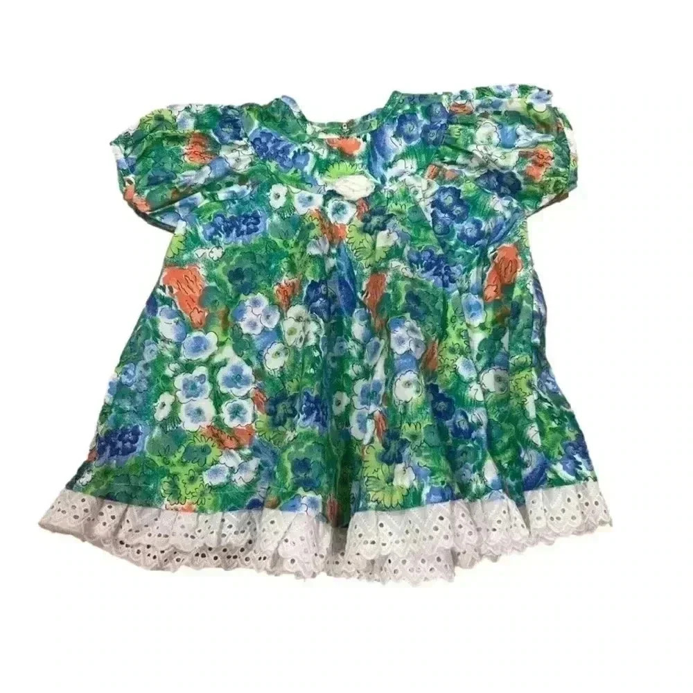 Vintage Baby Beluga New York Dress Floral Pattern Excellent Condition 18 Months